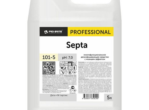 Антисептик для рук Pro-Brite Septa 5 л